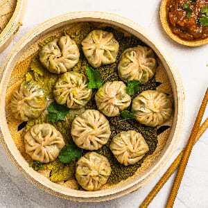 Tibetan Veggies Steam Momos