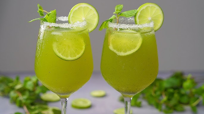 Mind Freshner Pepper Mint Lemon juice Soda Sugar Syrup