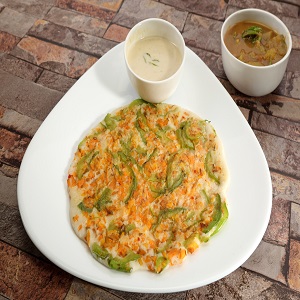 Onion Cheese Capsicum Dosa