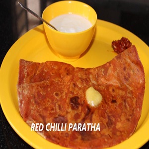 Lal Mirch ka Parantha